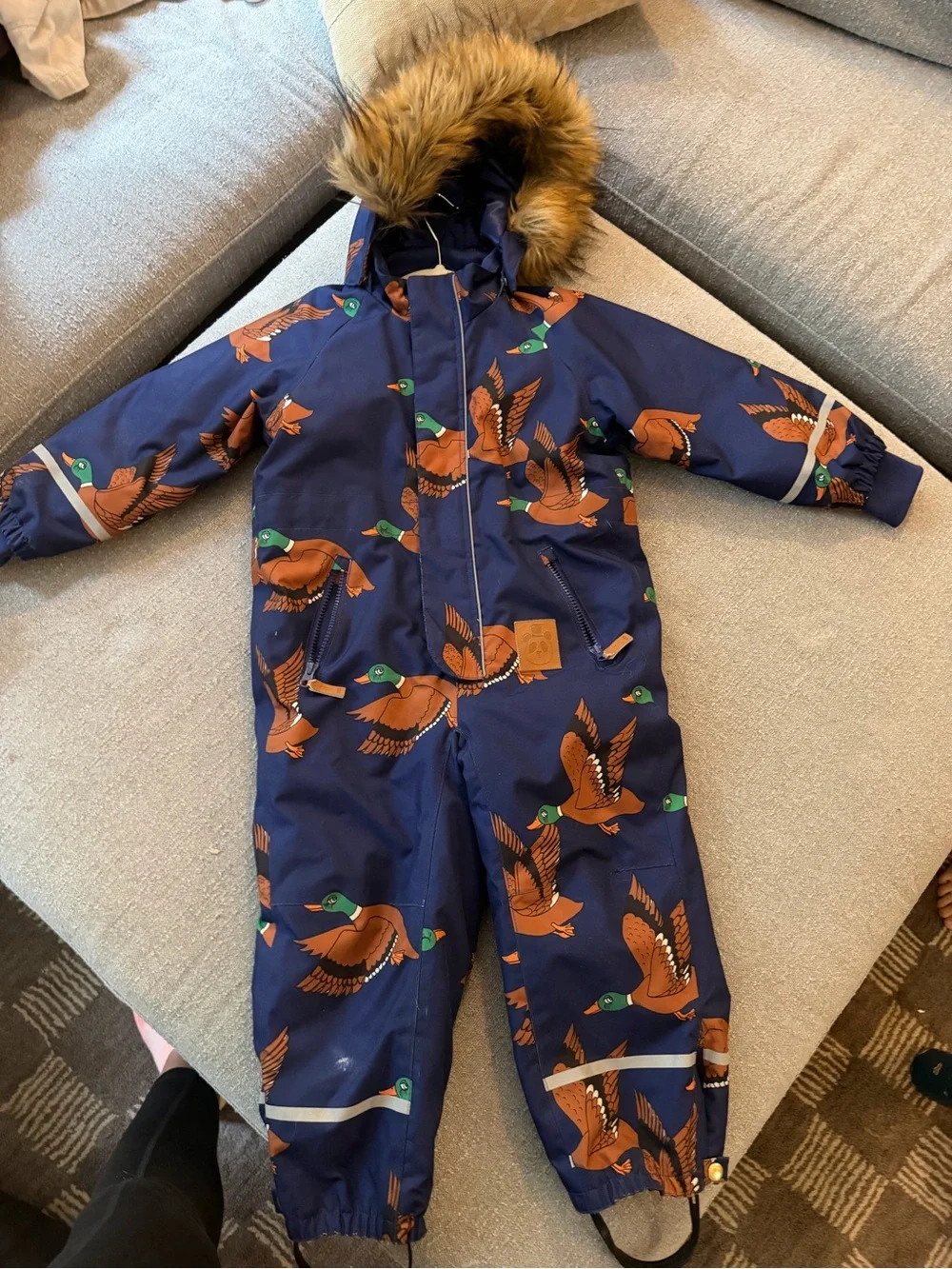 Mini Rodini Duck Snowsuit